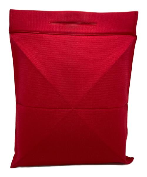 GOOD GOODS ISSEY MIYAKE（グッドグッズ イッセイミヤケ）GOOD GOODS ISSEY MIYAKE (グッドグッズ イッセイミヤケ) ニットバッグ レッドの古着・服飾アイテム