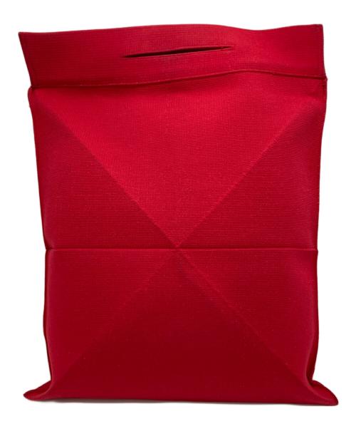 GOOD GOODS ISSEY MIYAKE（グッドグッズ イッセイミヤケ）GOOD GOODS ISSEY MIYAKE (グッドグッズ イッセイミヤケ) ニットバッグ レッドの古着・服飾アイテム