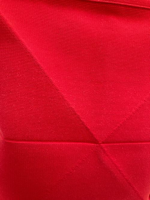GOOD GOODS ISSEY MIYAKE（グッドグッズ イッセイミヤケ）GOOD GOODS ISSEY MIYAKE (グッドグッズ イッセイミヤケ) ニットバッグ レッドの古着・服飾アイテム