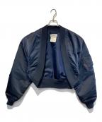 HYKEハイク）の古着「MA-1 TYPE BOLERO JACKET」｜ネイビー