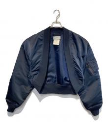 HYKE（ハイク）の古着「MA-1 TYPE BOLERO JACKET」｜ネイビー