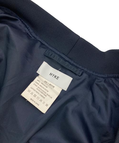 HYKE（ハイク）HYKE (ハイク) MA-1 TYPE BOLERO JACKET ネイビー サイズ:Mの古着・服飾アイテム