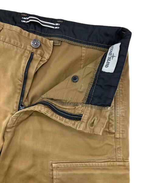 STONE ISLAND（ストーンアイランド）STONE ISLAND (ストーンアイランド) コットンチノカーゴパンツ ブラウン サイズ:30の古着・服飾アイテム