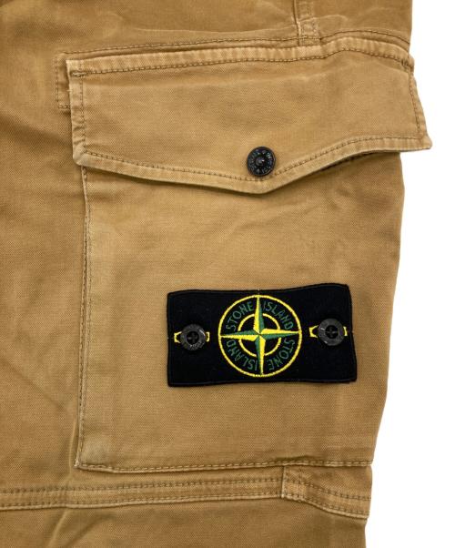 STONE ISLAND（ストーンアイランド）STONE ISLAND (ストーンアイランド) コットンチノカーゴパンツ ブラウン サイズ:30の古着・服飾アイテム