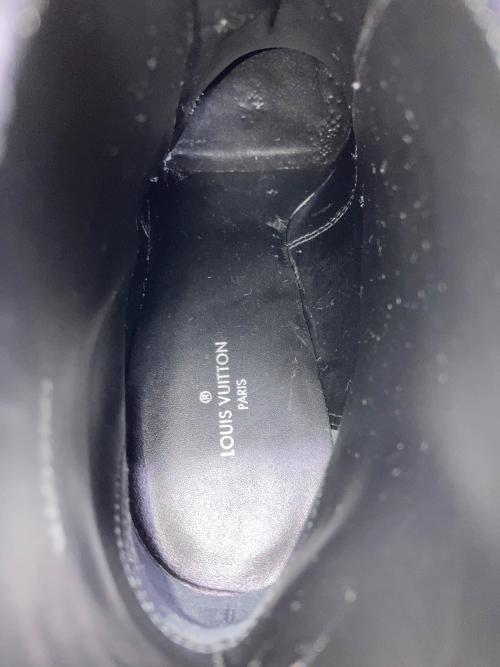 LOUIS VUITTON（ルイ ヴィトン）LOUIS VUITTON (ルイ ヴィトン) スタートレイルライン アンクルブーツ ブラック×ブラウン サイズ:38の古着・服飾アイテム