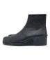 YOHJI YAMAMOTO (ヨウジヤマモト) サイドジップレザーブーツ ブラック サイズ:M：15000円
