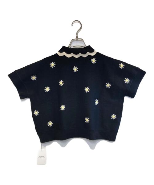 Gypsohila（ジプソフィア）Gypsohila (ジプソフィア) Flower Polo ブラック サイズ:Free 未使用品の古着・服飾アイテム
