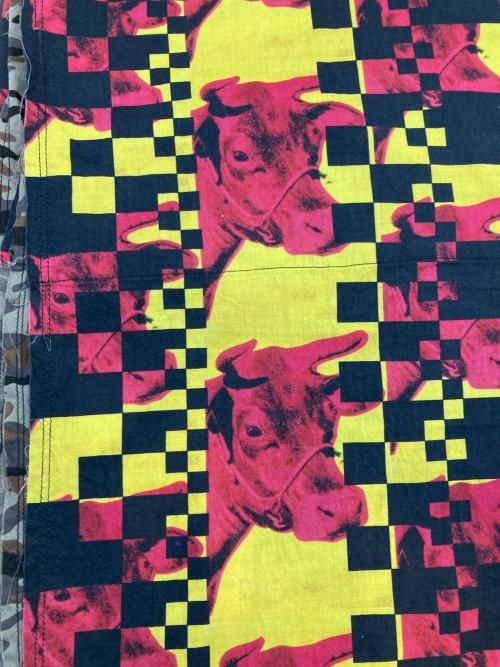 COMME des GARCONS（コムデギャルソン）COMME des GARCONS (コムデギャルソン) ANDY WARHOL (アンディウォーホル) 大判ストール マルチカラーの古着・服飾アイテム