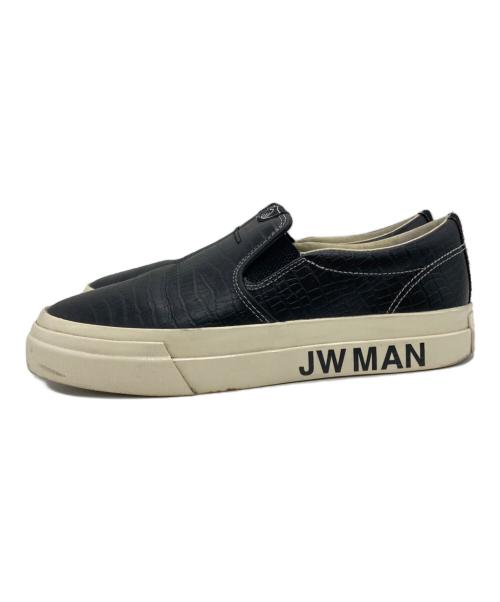 JUNYA WATANABE MAN（ジュンヤワタナベマン）JUNYA WATANABE MAN (ジュンヤワタナベマン) Stepney Workers Club (ステファニー ワーカーズ クラブ) スリッポン ブラック サイズ:42の古着・服飾アイテム
