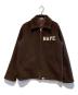 A BATHING APE（アベイシングエイプ）の古着「ウールメルトンジップジャケット」｜ブラウン