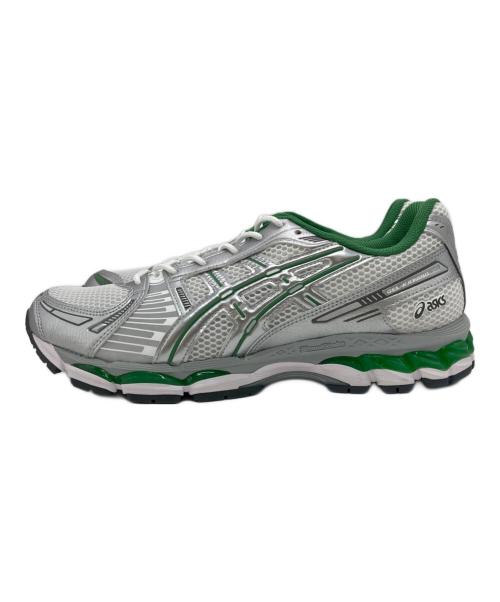 asics（アシックス）asics (アシックス) GEL-KAYANO 12.1 シルバー×グリーン サイズ:US11の古着・服飾アイテム