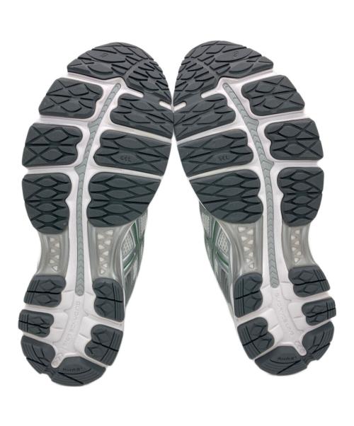 asics（アシックス）asics (アシックス) GEL-KAYANO 12.1 シルバー×グリーン サイズ:US11の古着・服飾アイテム