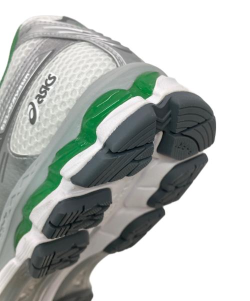 asics（アシックス）asics (アシックス) GEL-KAYANO 12.1 シルバー×グリーン サイズ:US11の古着・服飾アイテム