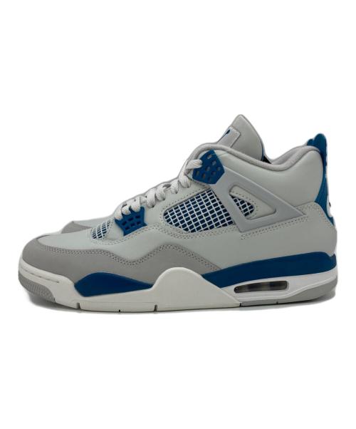 NIKE（ナイキ）NIKE (ナイキ) AIR JORDAN 4 RETRO ホワイト×ブルー サイズ:US10.5の古着・服飾アイテム