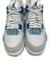 中古・古着 NIKE (ナイキ) AIR JORDAN 4 RETRO ホワイト×ブルー サイズ:US10.5：20000円
