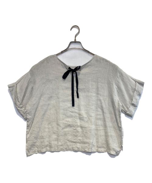fog linen work（フォグリネンワーク）fog linen work (フォグリネンワーク) リネンブラウス グレー サイズ:Freeの古着・服飾アイテム