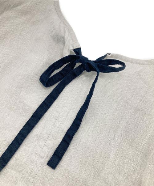 fog linen work（フォグリネンワーク）fog linen work (フォグリネンワーク) リネンブラウス グレー サイズ:Freeの古着・服飾アイテム