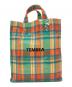 TEMBEA（テンベア）の古着「PAPER TOTE」｜オレンジ×グリーン