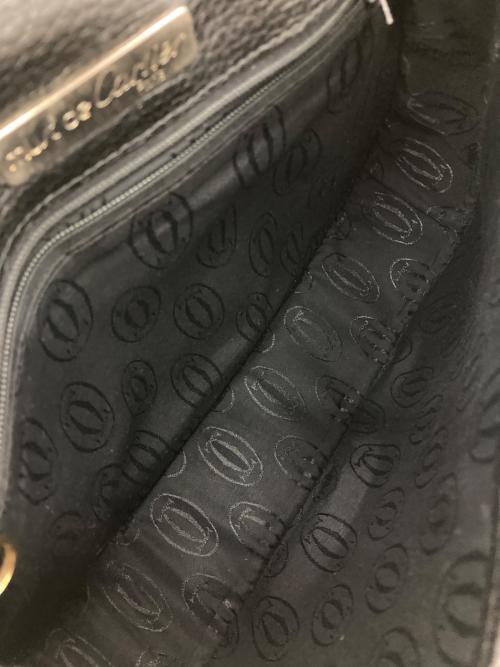must de cartier（マストドゥカルティエ）must de cartier (マストドゥカルティエ) マストラインレザーフラップショルダーバッグ ブラックの古着・服飾アイテム