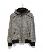 BURBERRY BLACK LABELバーバリーブラックレーベル）の古着「リバーシブルジャケット」｜ホワイト×ブラック