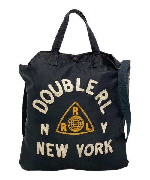 RRL（ダブルアールエル）RRL (ダブルアールエル) Embroidered Market Tote ブラックの古着・服飾アイテム