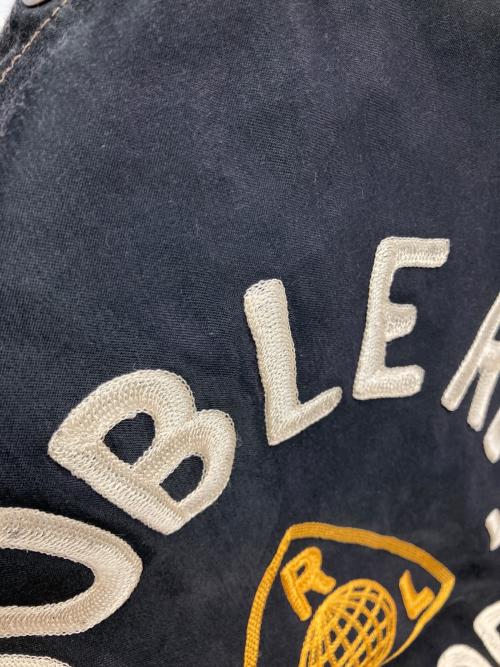RRL（ダブルアールエル）RRL (ダブルアールエル) Embroidered Market Tote ブラックの古着・服飾アイテム