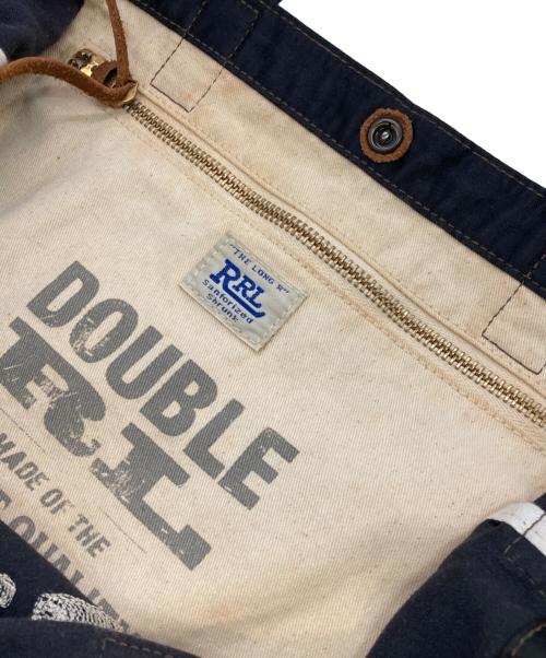 RRL（ダブルアールエル）RRL (ダブルアールエル) Embroidered Market Tote ブラックの古着・服飾アイテム