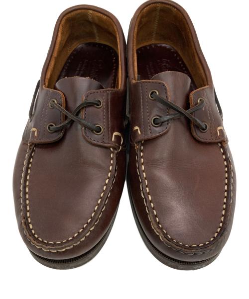 PARABOOT（パラブーツ）PARABOOT (パラブーツ) veritable mocassin ブラウン サイズ:7 1/2の古着・服飾アイテム
