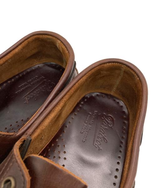 PARABOOT（パラブーツ）PARABOOT (パラブーツ) veritable mocassin ブラウン サイズ:7 1/2の古着・服飾アイテム