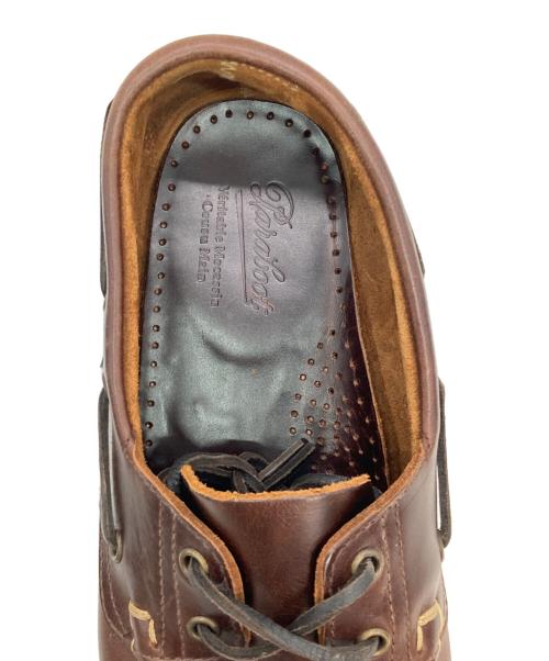 PARABOOT（パラブーツ）PARABOOT (パラブーツ) veritable mocassin ブラウン サイズ:7 1/2の古着・服飾アイテム