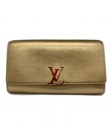 LOUIS VUITTON（ルイ ヴィトン）の古着「ポシェット・ルイーズEW」｜ゴールド