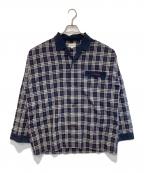 Burberry'sバーバリーズ）の古着「チェックシャツ」｜ネイビー
