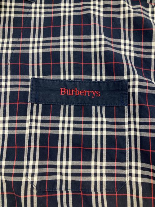 Burberry's（バーバリーズ）Burberry's (バーバリーズ) チェックシャツ ネイビー サイズ:Lの古着・服飾アイテム