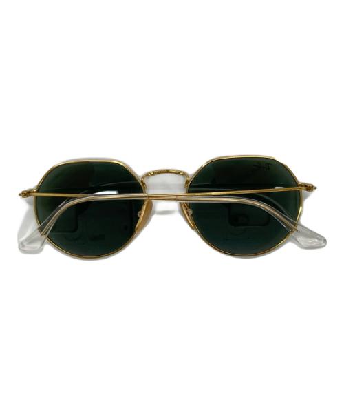 RAY-BAN（レイバン）RAY-BAN (レイバン) JACK TITANIUM ゴールド×グリーン サイズ:SIZE 51▢20　145の古着・服飾アイテム