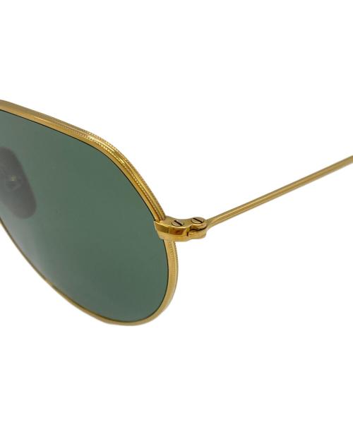 RAY-BAN（レイバン）RAY-BAN (レイバン) JACK TITANIUM ゴールド×グリーン サイズ:SIZE 51▢20　145の古着・服飾アイテム