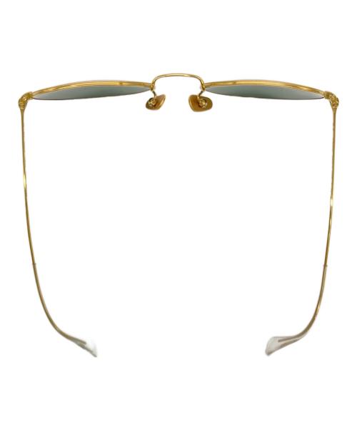 RAY-BAN（レイバン）RAY-BAN (レイバン) JACK TITANIUM ゴールド×グリーン サイズ:SIZE 51▢20　145の古着・服飾アイテム