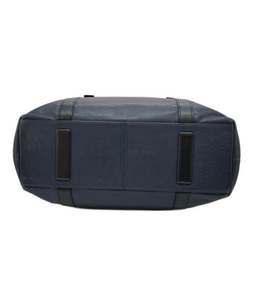 TUMI（トゥミ）TUMI (トゥミ) MISSION YORKレザートートバッグ ネイビーの古着・服飾アイテム