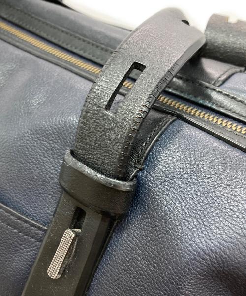 TUMI（トゥミ）TUMI (トゥミ) MISSION YORKレザートートバッグ ネイビーの古着・服飾アイテム