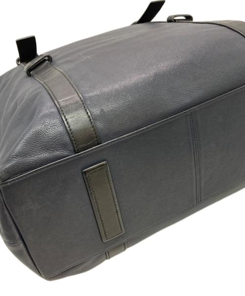 TUMI（トゥミ）TUMI (トゥミ) MISSION YORKレザートートバッグ ネイビーの古着・服飾アイテム