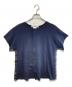 COMME des GARCONS COMME des GARCONS（コムデギャルソン コムデギャルソン）の古着「パターン切替Tシャツ」｜ネイビー