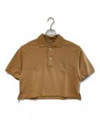 AURALEEオーラリー）の古着「SUPER FINE COTTON PIQUE SHORT POLO」｜ブラウン
