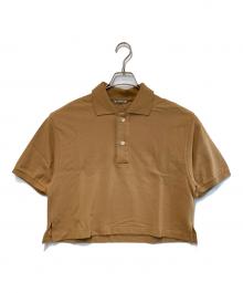 AURALEE（オーラリー）の古着「SUPER FINE COTTON PIQUE SHORT POLO」｜ブラウン