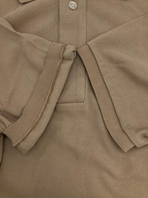 AURALEE（オーラリー）AURALEE (オーラリー) SUPER FINE COTTON PIQUE SHORT POLO ブラウン サイズ:1の古着・服飾アイテム