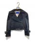 BLUE LABEL CRESTBRIDGE（ブルーレーベルクレストブリッジ）の古着「ショートトレンチジャケット」｜ネイビー