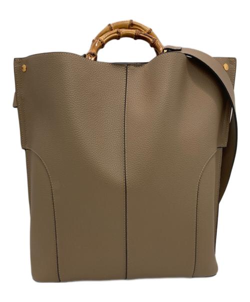 EPOR（エポール）EPOR (エポール) BAMBOO BAG Large ブラウンの古着・服飾アイテム