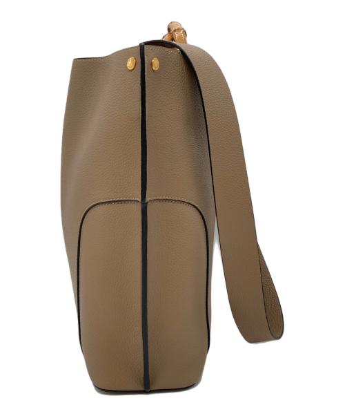 EPOR（エポール）EPOR (エポール) BAMBOO BAG Large ブラウンの古着・服飾アイテム