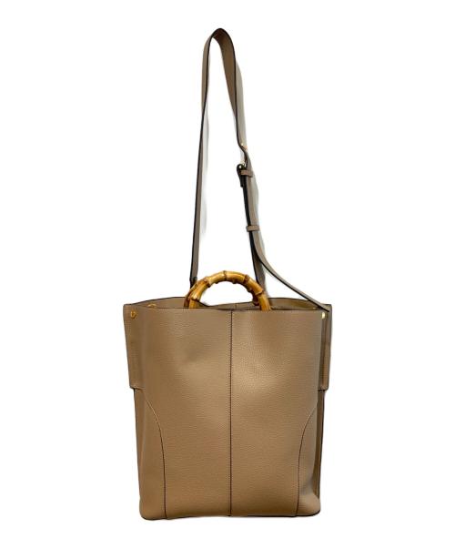 EPOR（エポール）EPOR (エポール) BAMBOO BAG Large ブラウンの古着・服飾アイテム