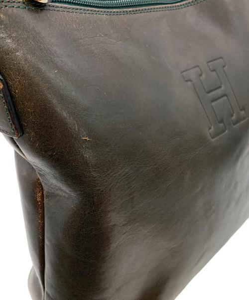 HIROFU（ヒロフ）HIROFU (ヒロフ) 2WAYレザーショルダーバッグ ブラックの古着・服飾アイテム
