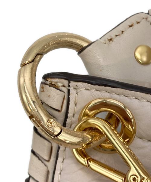MICHAEL MICHAEL KORS（マイケル マイケルコース）MICHAEL MICHAEL KORS (マイケル マイケルコース) 2WAYレザーワンショルダーバッグ ホワイトの古着・服飾アイテム