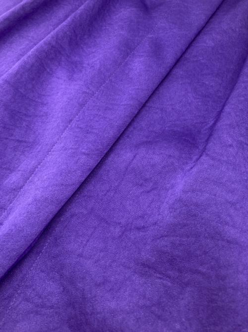 BALLSEY（ボールジィ）BALLSEY (ボールジィ) スライミーサテン コクーンベスト パープル サイズ:36の古着・服飾アイテム